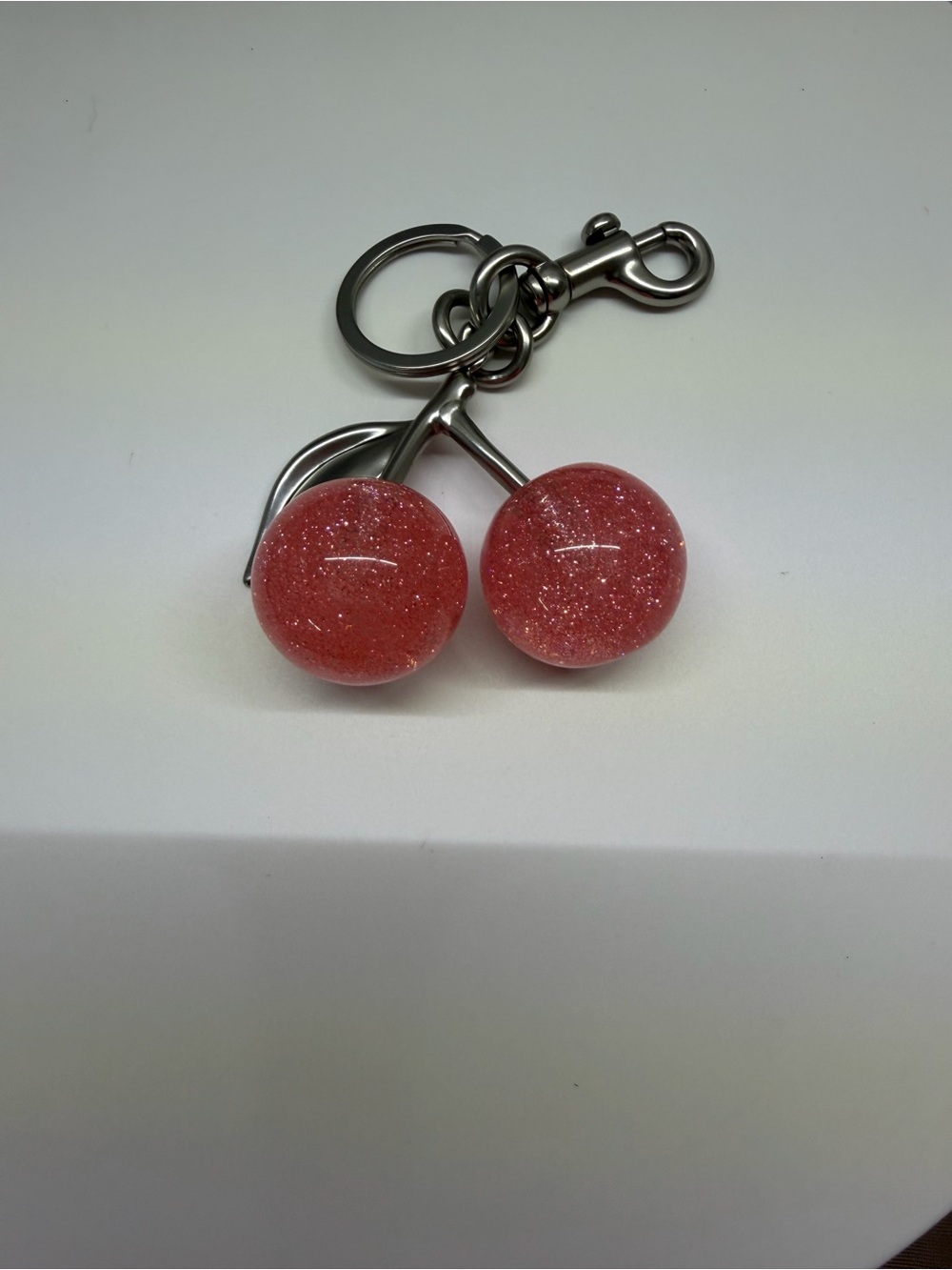 Sparkling Cherry Keychain